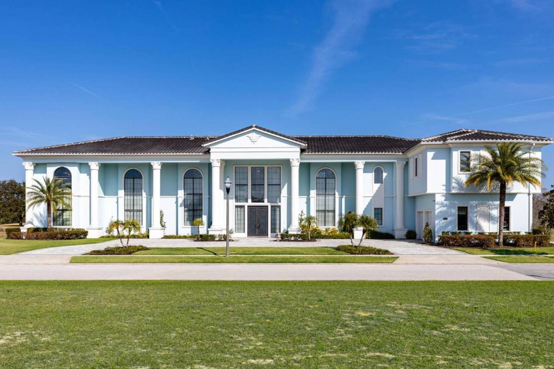Beautiful 5 Star Mansion With Private Pool On The Prestigious Reunion Resort Orlando Mansion 6280 คิสซิมมี ภายนอก รูปภาพ