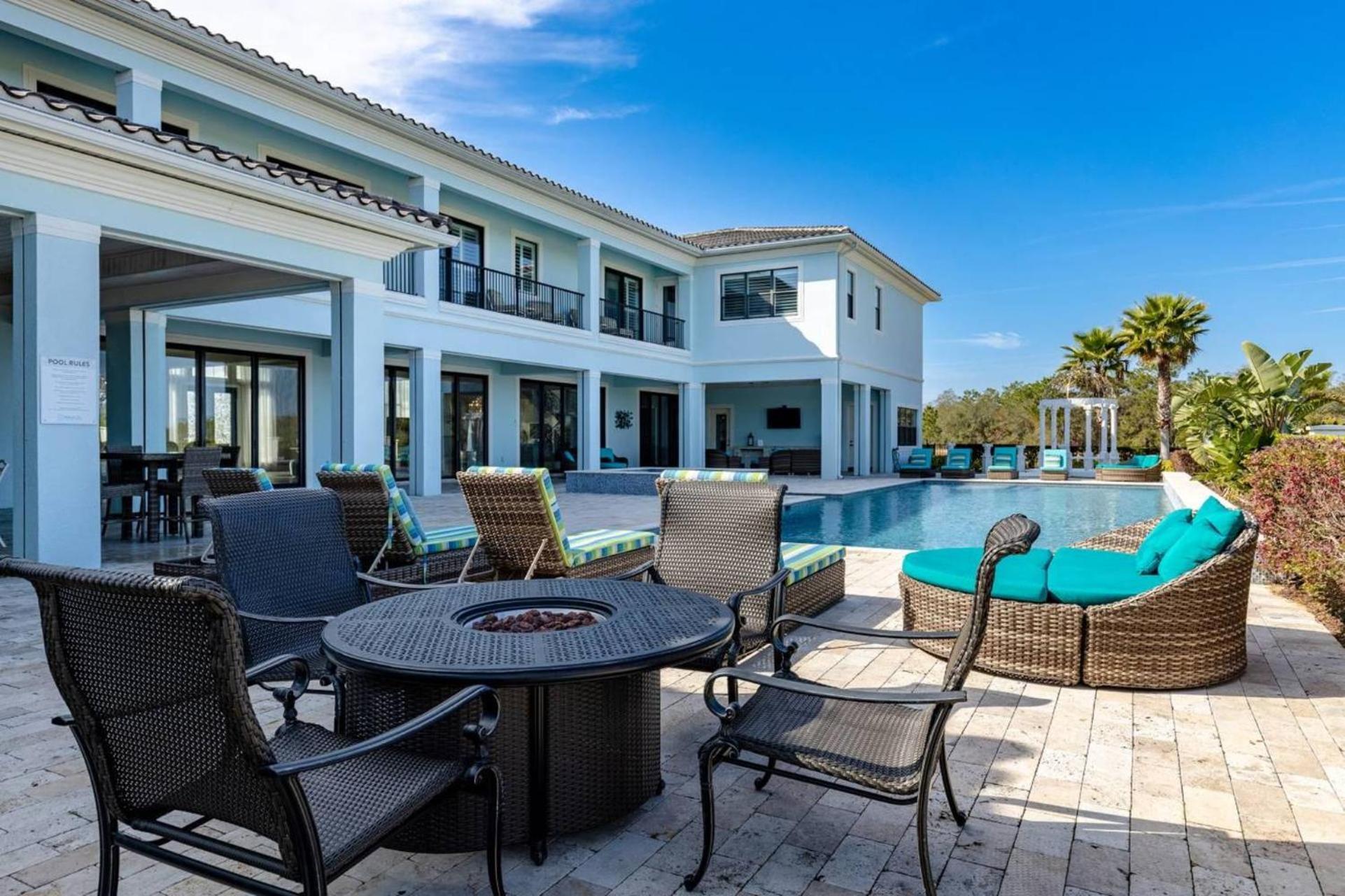 Beautiful 5 Star Mansion With Private Pool On The Prestigious Reunion Resort Orlando Mansion 6280 คิสซิมมี ภายนอก รูปภาพ